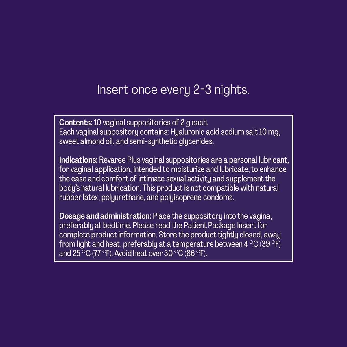 Revaree® Plus and Serenol™ 9 Revaree® Plus and Serenol™